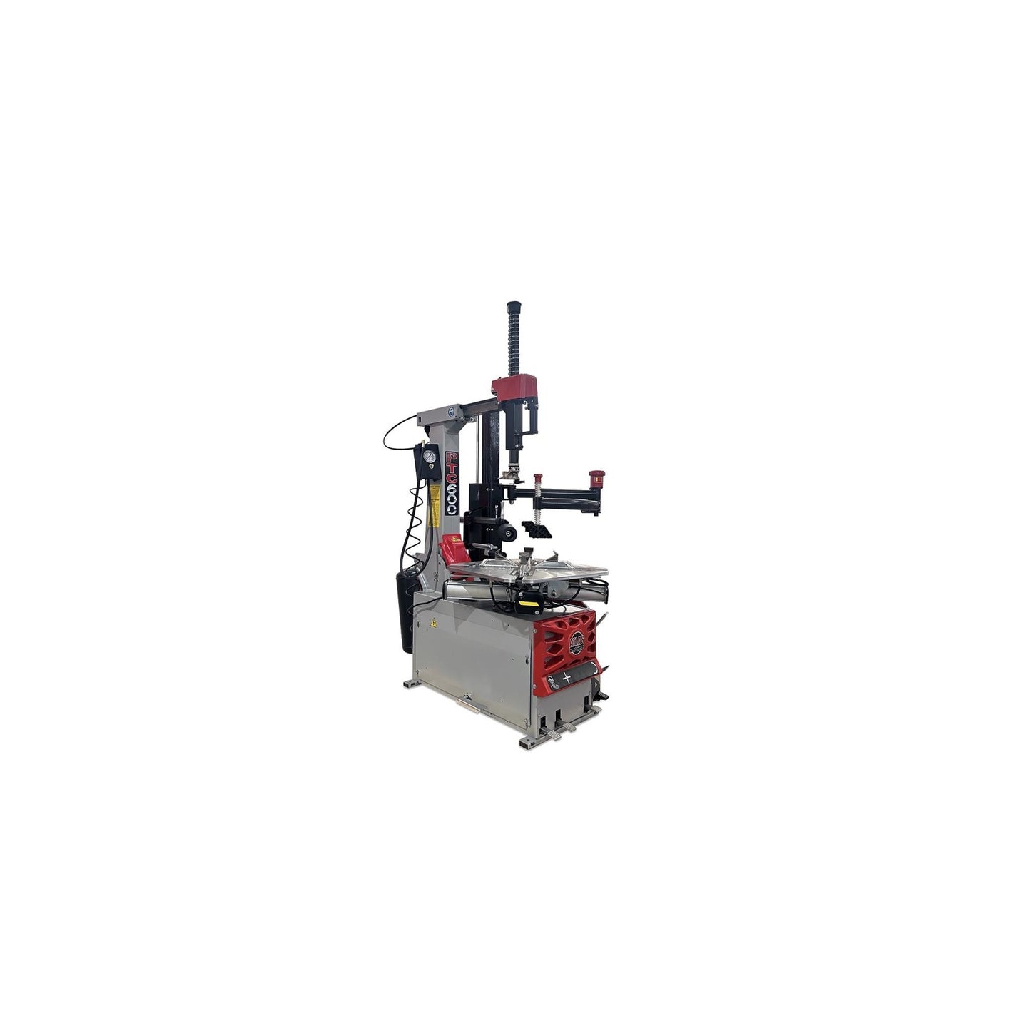 Atlas Platinum PTC600 Tilt-Back Tire Changer with Right-Hand Assist Arm & Bead Blaster | 110V Professional Rim Clamp Wheel Changer