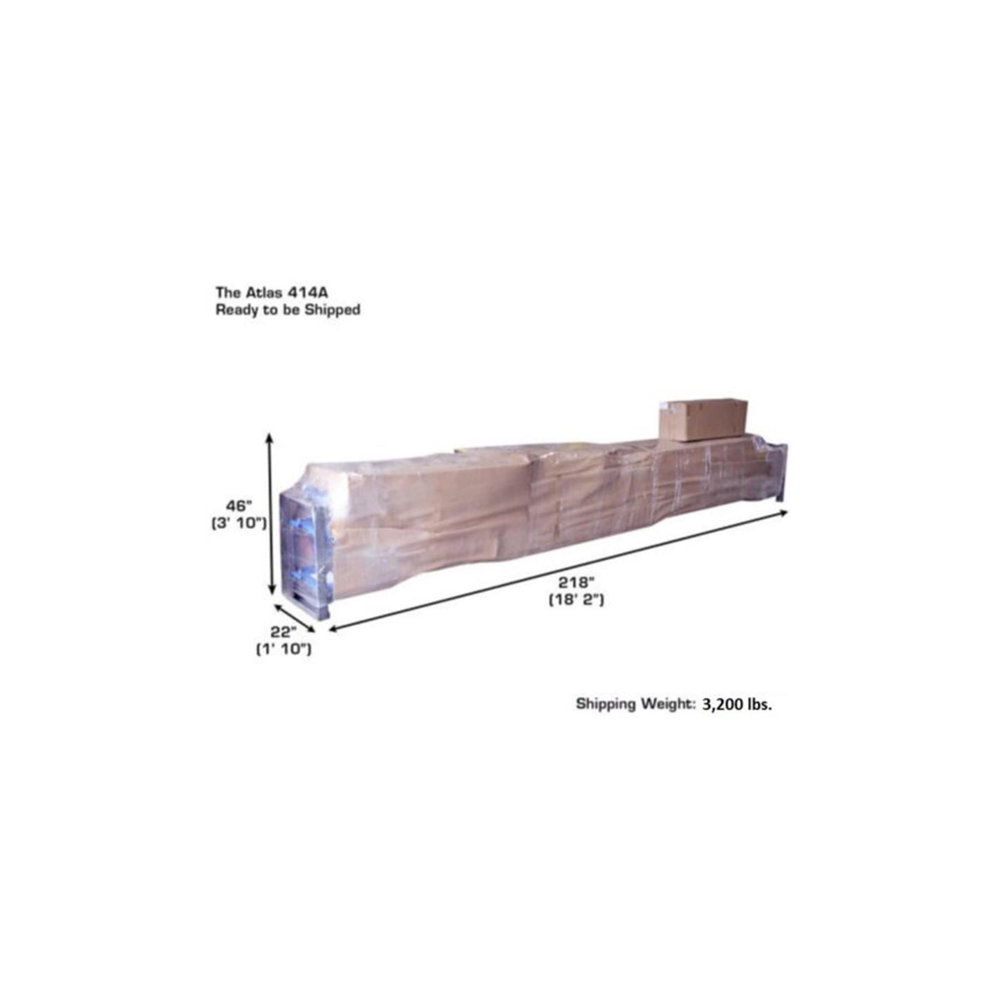 Atlas ATTD-414AT 14,000 lb Commercial Four-Post Alignment Lift