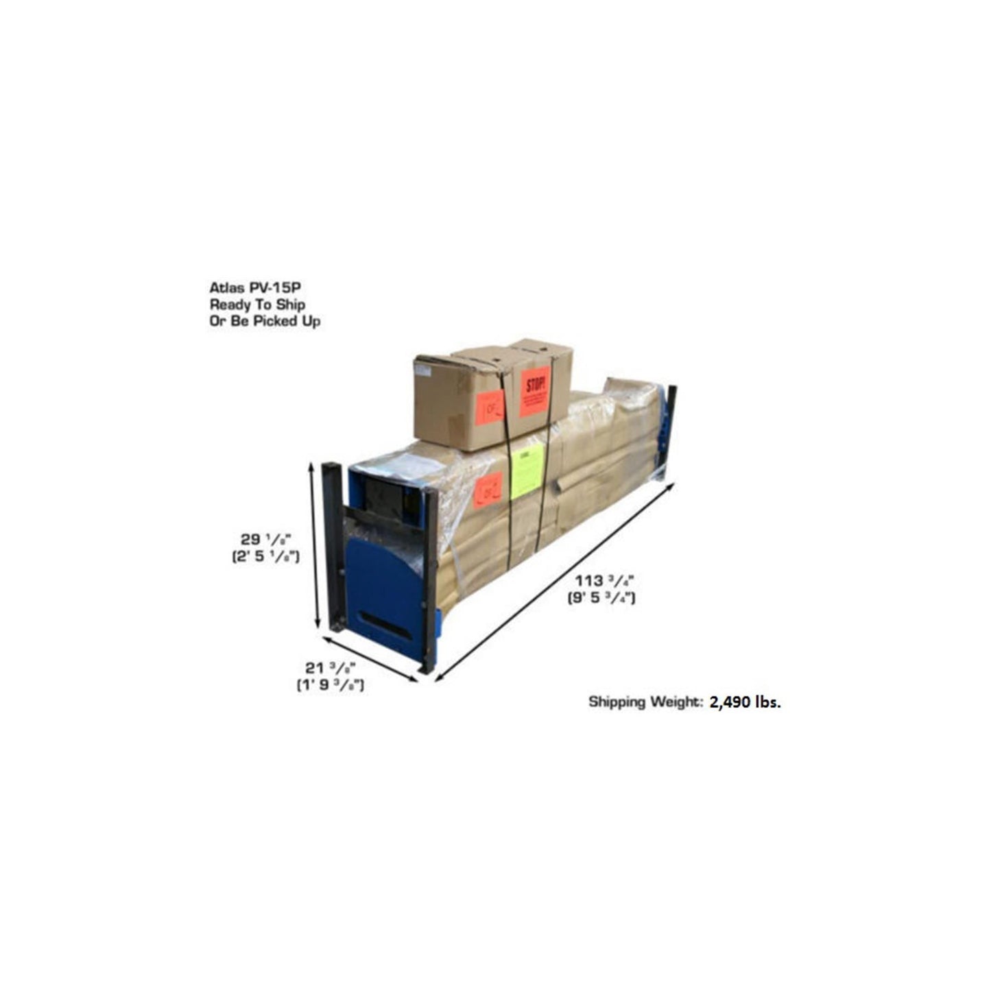 Atlas XH-PV15PX 15,000 lb Heavy-Duty Commercial Two-Post Car Lift