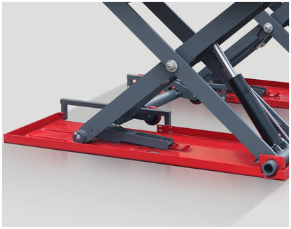 Fortisky FSL-MR80 Mid-Rise Scissor Lift 8000lb 47" Electric Lock Release 220V