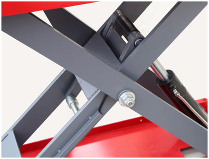 Fortisky FSL-MR80 Mid-Rise Scissor Lift 8000lb 47" Electric Lock Release 220V