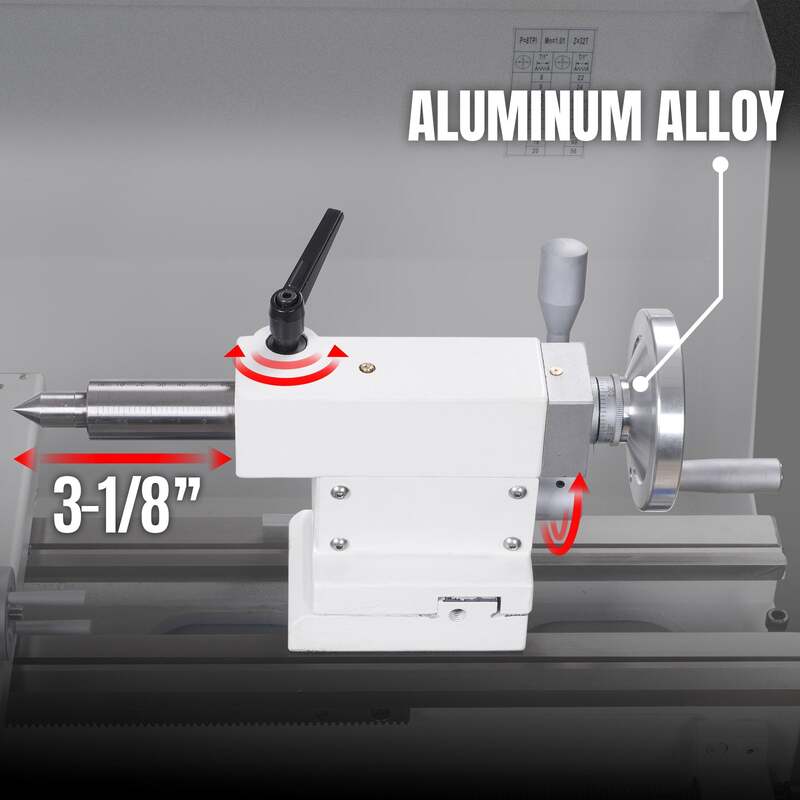 MechMaxx 500102 1130VC 11" x 30" Combination Lathe Milling Drilling Machine – 2HP Variable Speed Metalworking Lathe