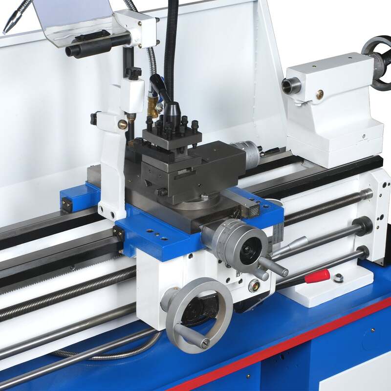 MechMaxx 500009 1440G 14" x 40" Industrial Metal Lathe with DRO – 2HP Precision Gearhead Lathe with Stand