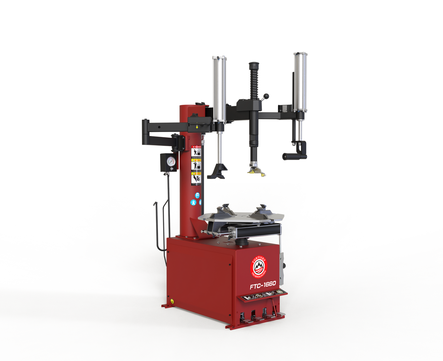 Fortisky 1660-8833 Tire Changer & Dynamic Display Screen Wheel Balancer Combo