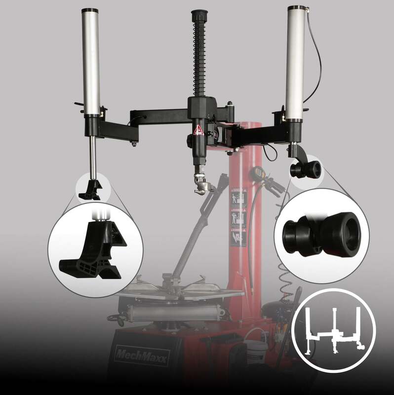 MechMaxx 200005 TC9662 Tire Changer – 10–24" Rim Swing Arm Tire Machine with Double Assist Arms & Bead Blaster