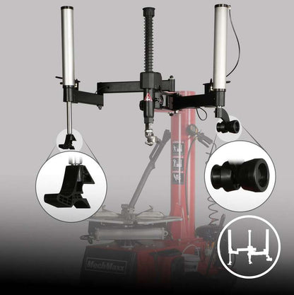 MechMaxx 200005 TC9662 Tire Changer – 10–24" Rim Swing Arm Tire Machine with Double Assist Arms & Bead Blaster