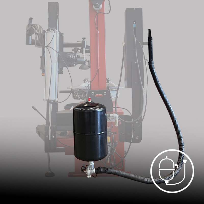 MechMaxx 200006 TC968 Tilt-Back Tire Changer – 12–26" Rim Wheel Changer with Bead Blaster