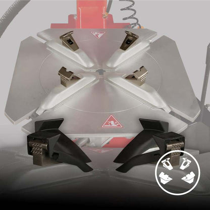 MechMaxx 200006 TC968 Tilt-Back Tire Changer – 12–26" Rim Wheel Changer with Bead Blaster