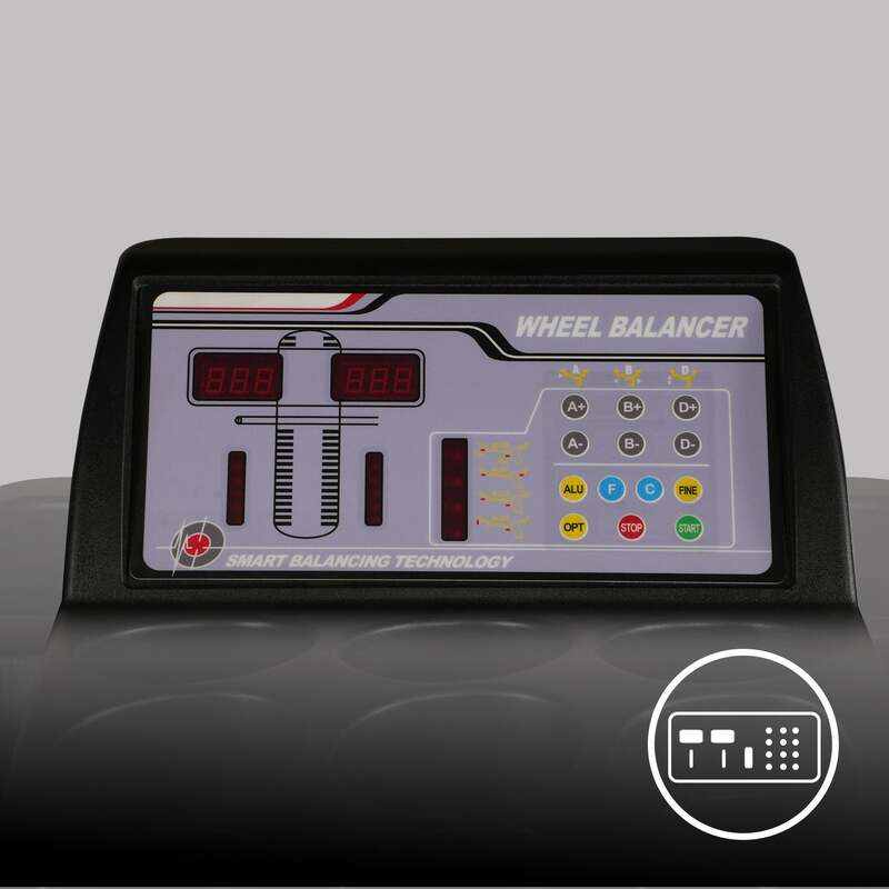 MechMaxx 200009 WB855 Wheel Balancer – 10–24" Rim Tire Balancing Machine with 40mm Shaft