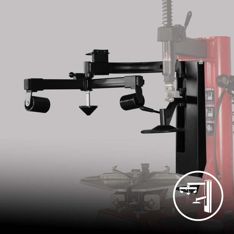 MechMaxx 200027 Swing Arm Tire Changer with Assist Arm & Bead Blaster – 10–24" Rim Capacity