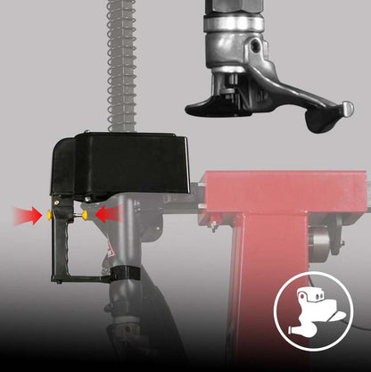 MechMaxx 200028 TC9682 Tilt-Back Tire Changer – 12–26" Rim Wheel Changer with Assist Arm & Bead Blaster
