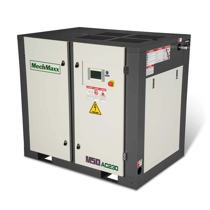 MechMaxx 300007 50HP Rotary Screw Air Compressor – 220 CFM Industrial Air System