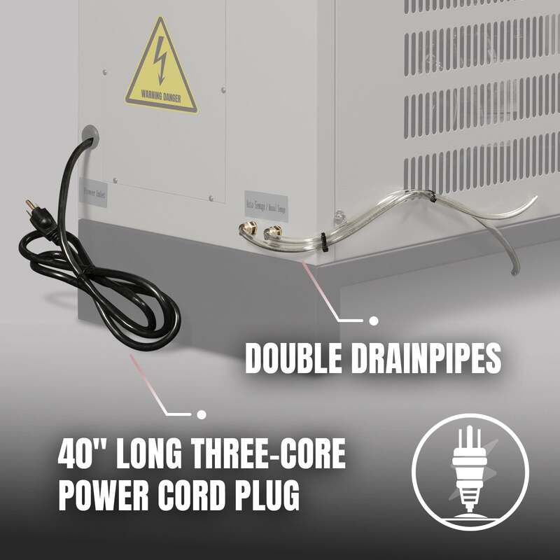 MechMaxx 300015 196 CFM Refrigerated Air Dryer – 115V Single Phase Moisture Removal System