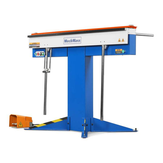 Mechmaxx 500001 48" Industrial Magnetic Sheet Metal Brake – 20 Gauge Capacity Electromagnetic Press Brake (MSMB1250E)