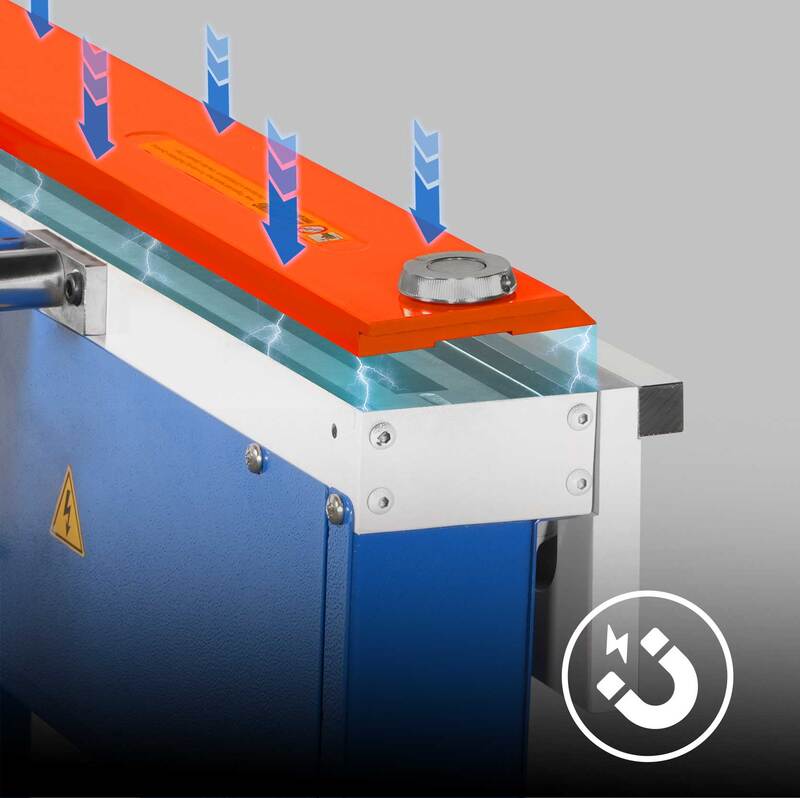 Mechmaxx 500001 48" Industrial Magnetic Sheet Metal Brake – 20 Gauge Capacity Electromagnetic Press Brake (MSMB1250E)