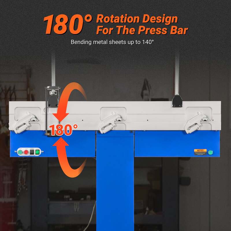 Mechmaxx 500001 48" Industrial Magnetic Sheet Metal Brake – 20 Gauge Capacity Electromagnetic Press Brake (MSMB1250E)