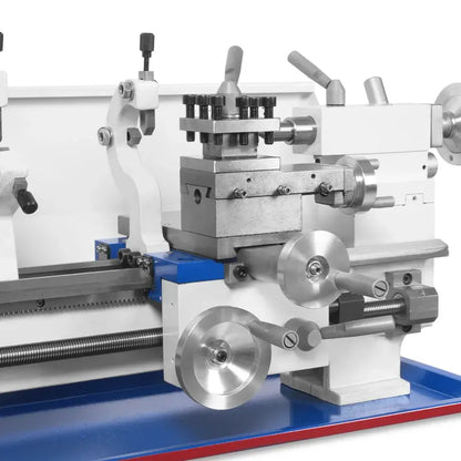 Mechmaxx 500003 ‘’ Spindle Bore Metal Lathe Machine 8'' x 16'' High Precision Brushless Motor Mini 1.5HP Benchtop 0-2500 RPM Variable Speed Metal Working Machine