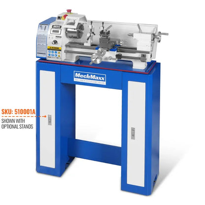 Mechmaxx 500003 ‘’ Spindle Bore Metal Lathe Machine 8'' x 16'' High Precision Brushless Motor Mini 1.5HP Benchtop 0-2500 RPM Variable Speed Metal Working Machine