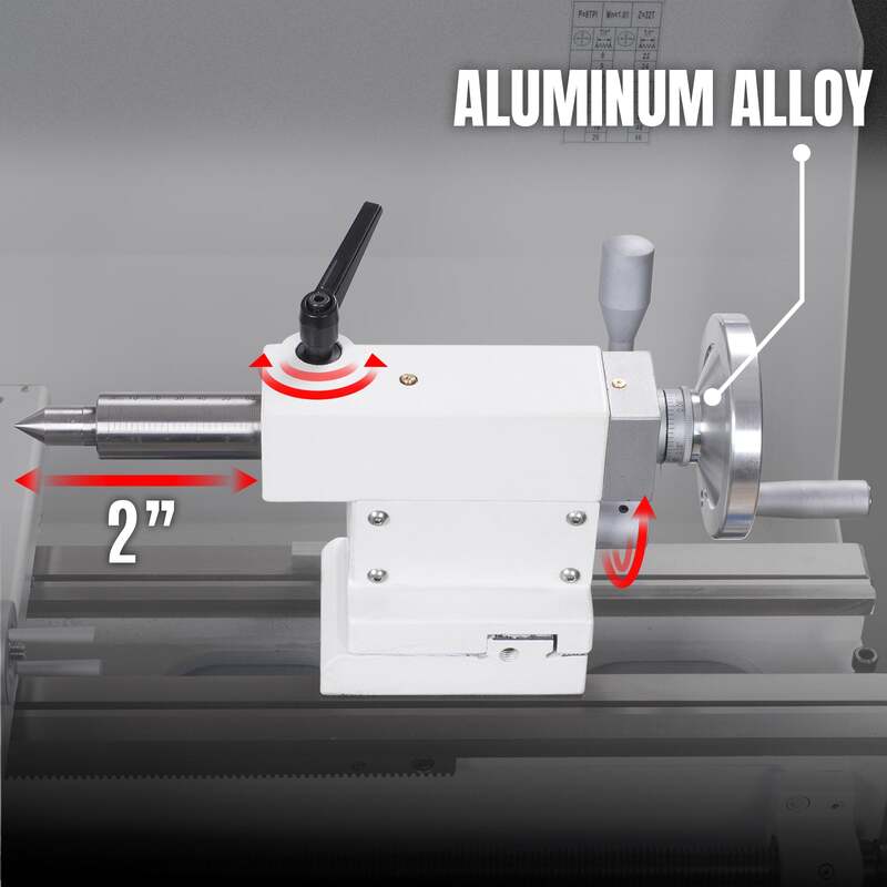 MechMaxx 500005 10" x 30" Variable Speed Metal Lathe – 1.5HP Brushless Motor, 1.5" Spindle Bore