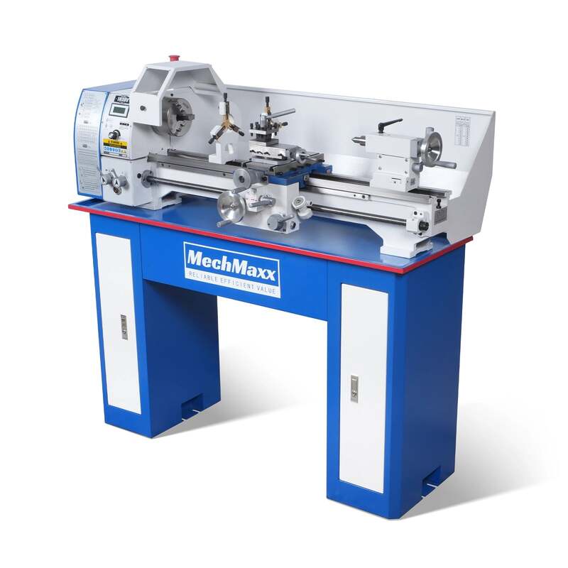 MechMaxx 500005 10" x 30" Variable Speed Metal Lathe – 1.5HP Brushless Motor, 1.5" Spindle Bore