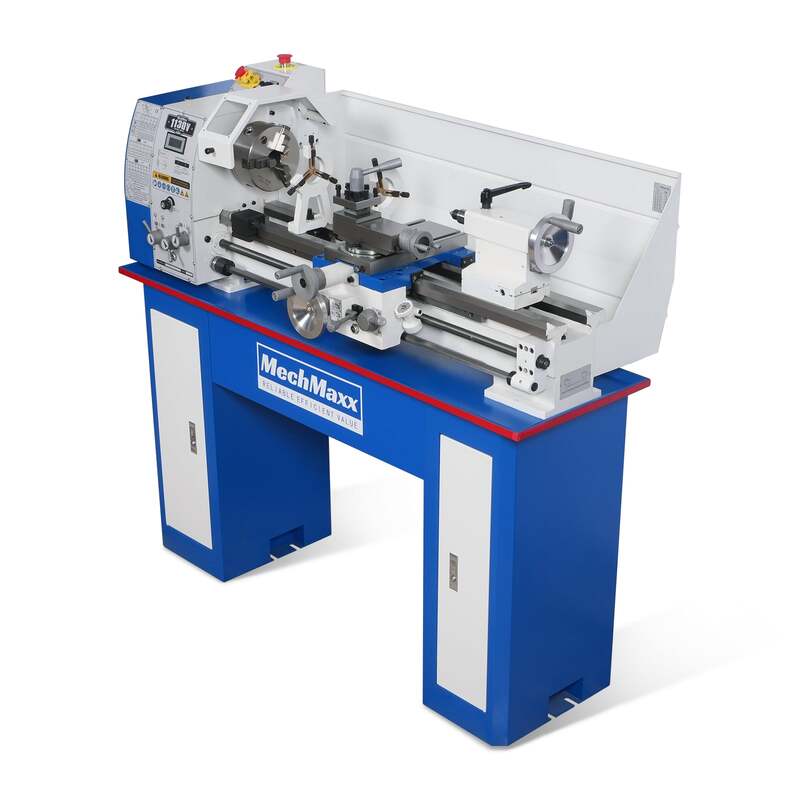 MechMaxx 500007 11" x 30" Variable Speed Metal Lathe – 2HP Brushless Motor, 1.5" Spindle Bore