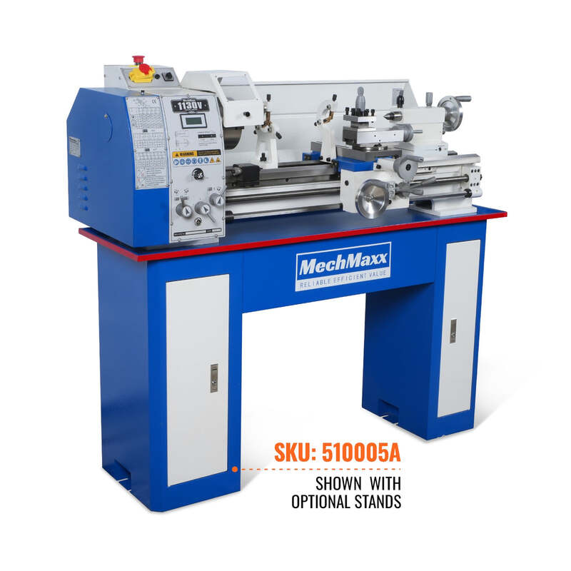 MechMaxx 500007 11" x 30" Variable Speed Metal Lathe – 2HP Brushless Motor, 1.5" Spindle Bore
