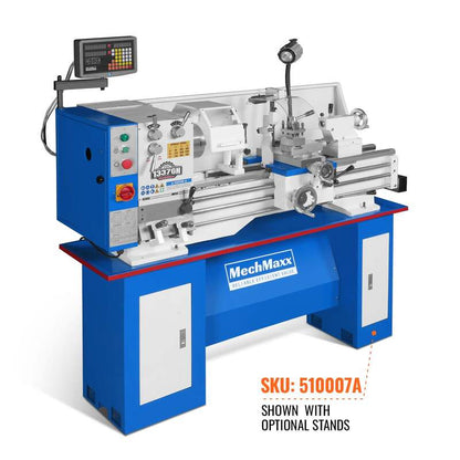 MechMaxx 500011 13" x 37" Industrial Metal Lathe – Full Norton Gearbox, 1.5HP, 64–1500 RPM