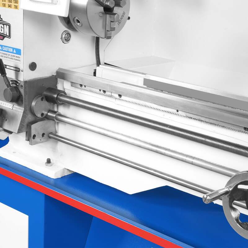 MechMaxx 500011 13" x 37" Industrial Metal Lathe – Full Norton Gearbox, 1.5HP, 64–1500 RPM