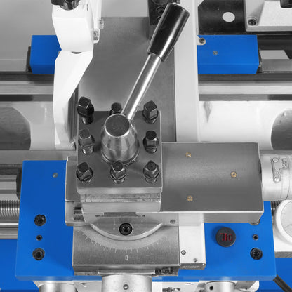MechMaxx 500012 13" x 37" Industrial Metal Lathe – 1.5HP Variable Speed 64–1500 RPM, 4-Axis Slide