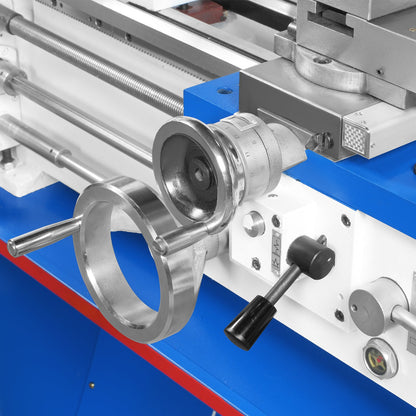 MechMaxx 500012 13" x 37" Industrial Metal Lathe – 1.5HP Variable Speed 64–1500 RPM, 4-Axis Slide
