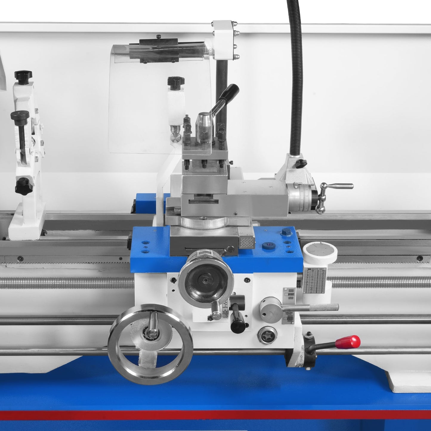 MechMaxx 500012 13" x 37" Industrial Metal Lathe – 1.5HP Variable Speed 64–1500 RPM, 4-Axis Slide