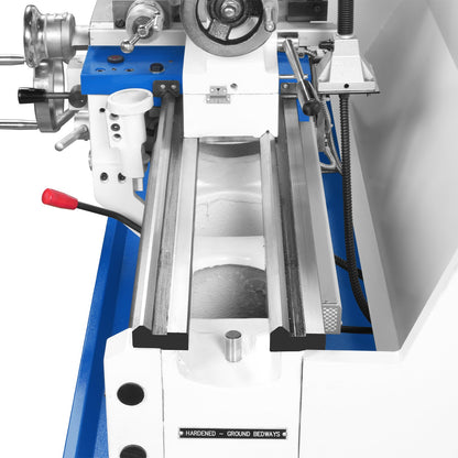 MechMaxx 500012 13" x 37" Industrial Metal Lathe – 1.5HP Variable Speed 64–1500 RPM, 4-Axis Slide