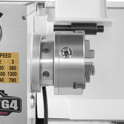 MechMaxx 500012 13" x 37" Industrial Metal Lathe – 1.5HP Variable Speed 64–1500 RPM, 4-Axis Slide