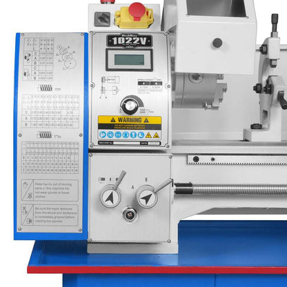 MechMaxx 500014 10" x 22" Benchtop Metal Lathe – 1.5HP Brushless Motor, Variable Speed 0–2000 RPM