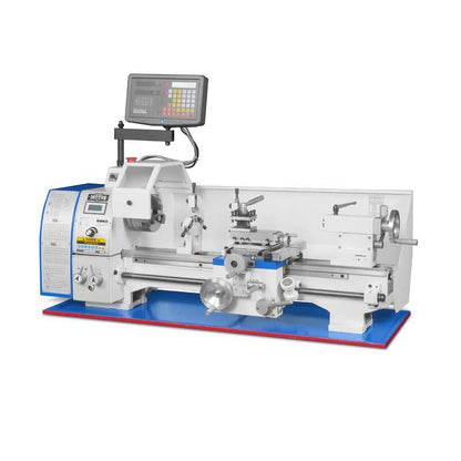 MechMaxx 500015 1022VD 10" x 22" Benchtop Metal Lathe with DRO – 1.5HP Variable Speed Precision Lathe