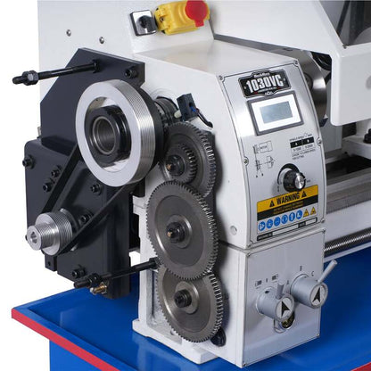 MechMaxx 500101 10" x 30" Combo Lathe Mill Drill – 1.5HP Brushless Motor, Variable Speed 0–2000 RPM