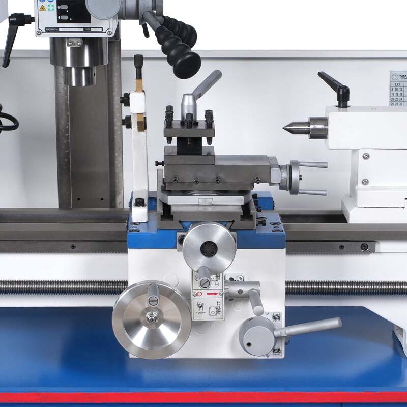 MechMaxx 500101 10" x 30" Combo Lathe Mill Drill – 1.5HP Brushless Motor, Variable Speed 0–2000 RPM