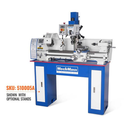 MechMaxx 500102 1130VC 11" x 30" Combination Lathe Milling Drilling Machine – 2HP Variable Speed Metalworking Lathe