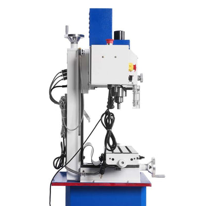 MechMaxx 500201 VM18LD 6" x 20" Benchtop Mill Drill with DRO – 1HP Variable Speed R8 Milling Machine