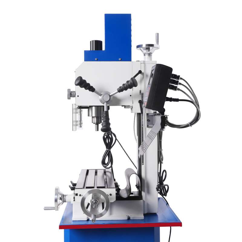 MechMaxx 500201 VM18LD 6" x 20" Benchtop Mill Drill with DRO – 1HP Variable Speed R8 Milling Machine