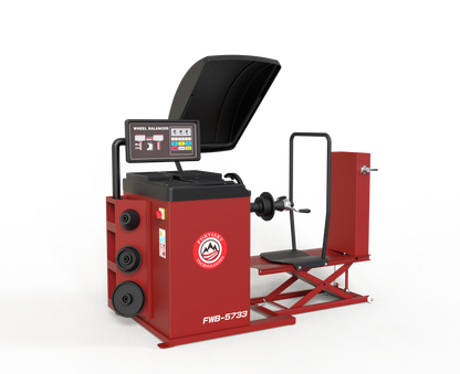 Fortisky  FWB-5733 Fully Automatic Truck/Car Wheel Balancer w/Lifting Cart