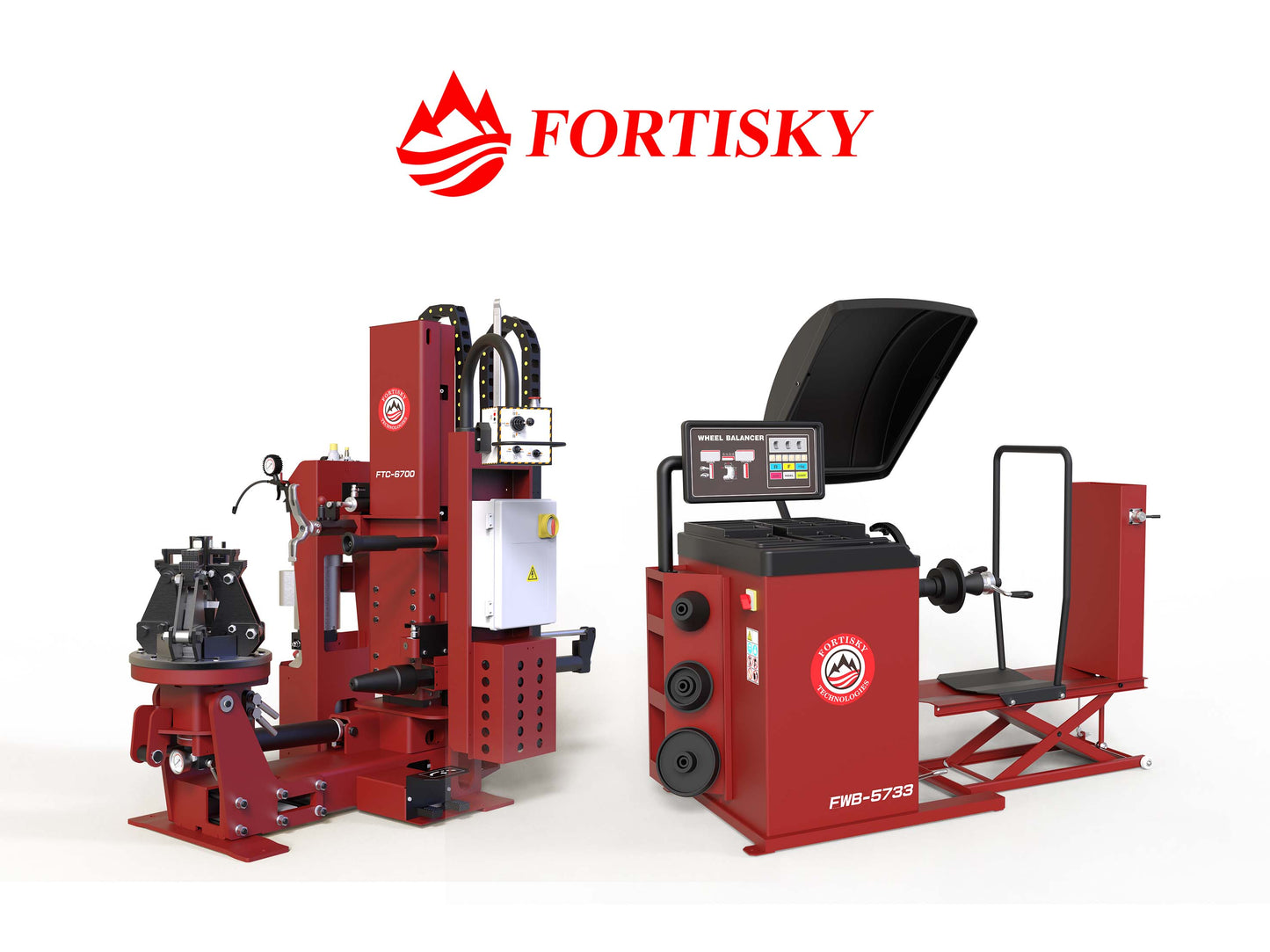 Fortisky  6700-5733 Truck/Bus/Light Truck/Car Tire Changer Combo Fully Automatic