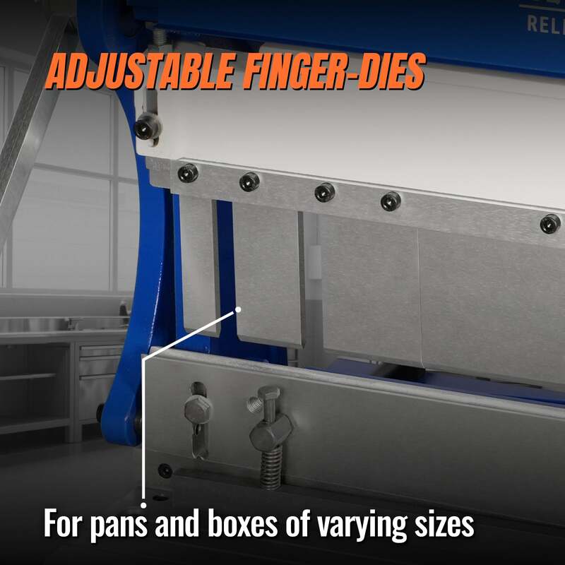 MechMaxx 500307 40" 3-in-1 Sheet Metal Machine – Slip Roll, Shear & Pan Brake (20 Gauge Capacity)