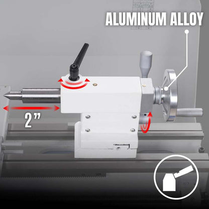 Mechmaxx 500006 10" × 30" Variable Speed Metal Lathe with DRO – 1.5 HP Precision Benchtop Lathe (Model 1030VD)