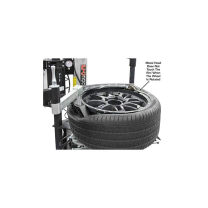 Atlas Platinum PTC300 Swing Arm Tire Changer with Left-Hand Assist Arm & Bead Blaster | 110V Professional Rim Clamp Wheel Changer