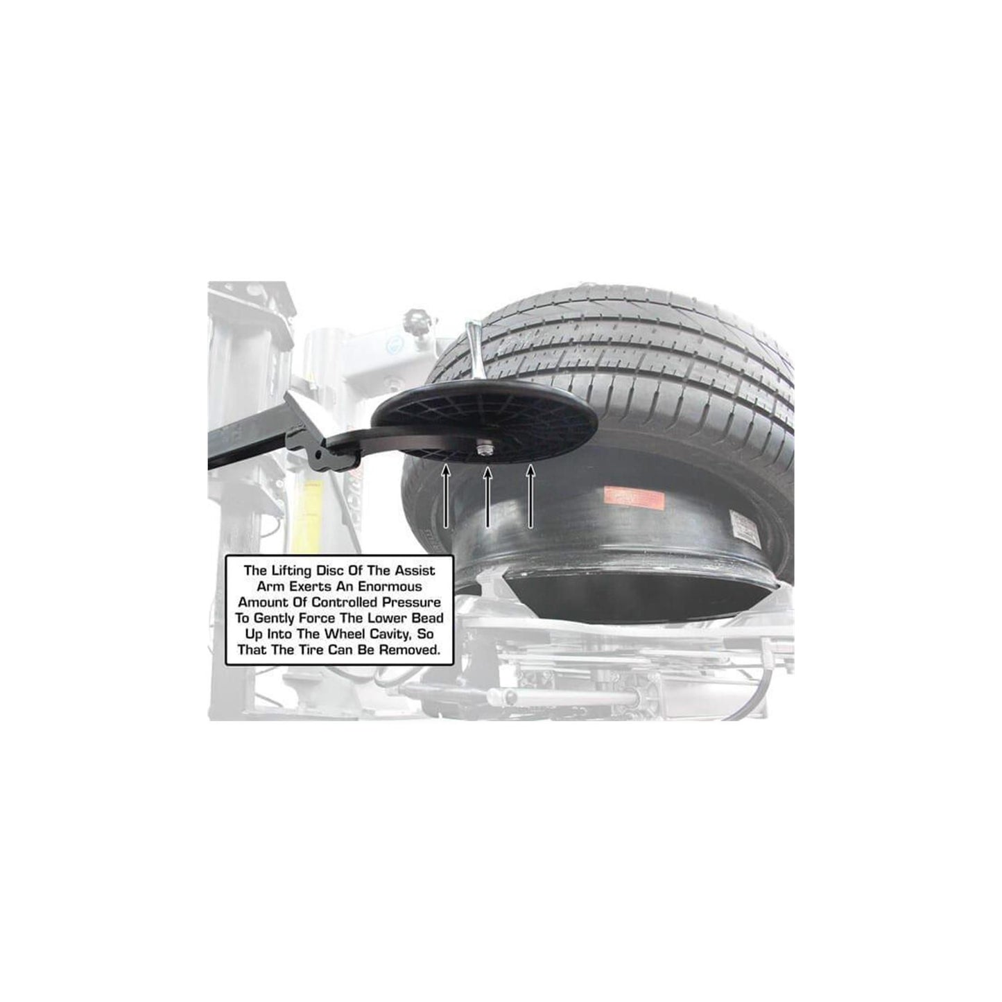 Atlas Platinum PTC300 Swing Arm Tire Changer with Left-Hand Assist Arm & Bead Blaster | 110V Professional Rim Clamp Wheel Changer