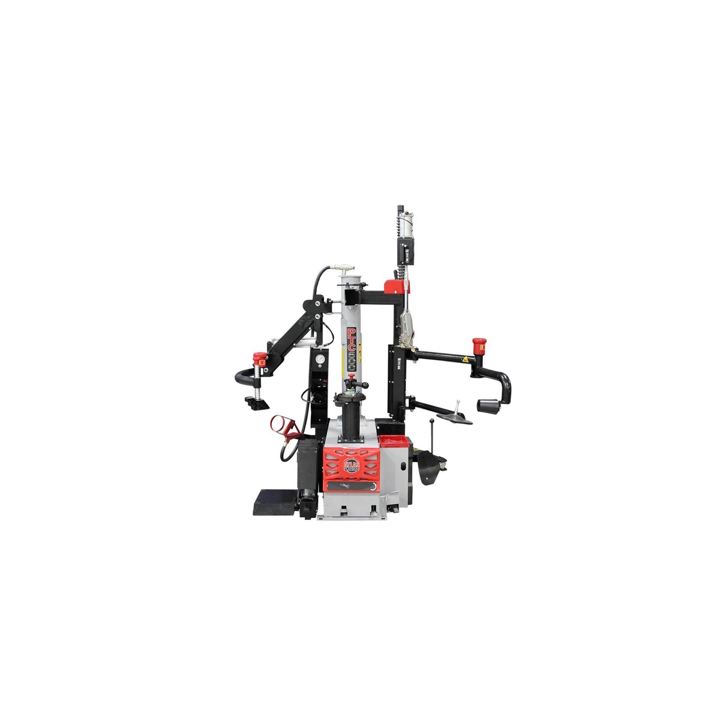 Atlas Platinum PTC500 Center Post Leverless Tire Changer with Dual Assist Arms & Wheel Lift | 110V Professional Tire Changer