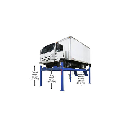 Atlas Platinum PVL14 14,000 lb ALI Certified Commercial Four-Post Vehicle Lift
