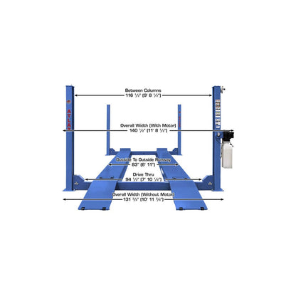 Atlas Platinum PVL14 14,000 lb ALI Certified Commercial Four-Post Vehicle Lift