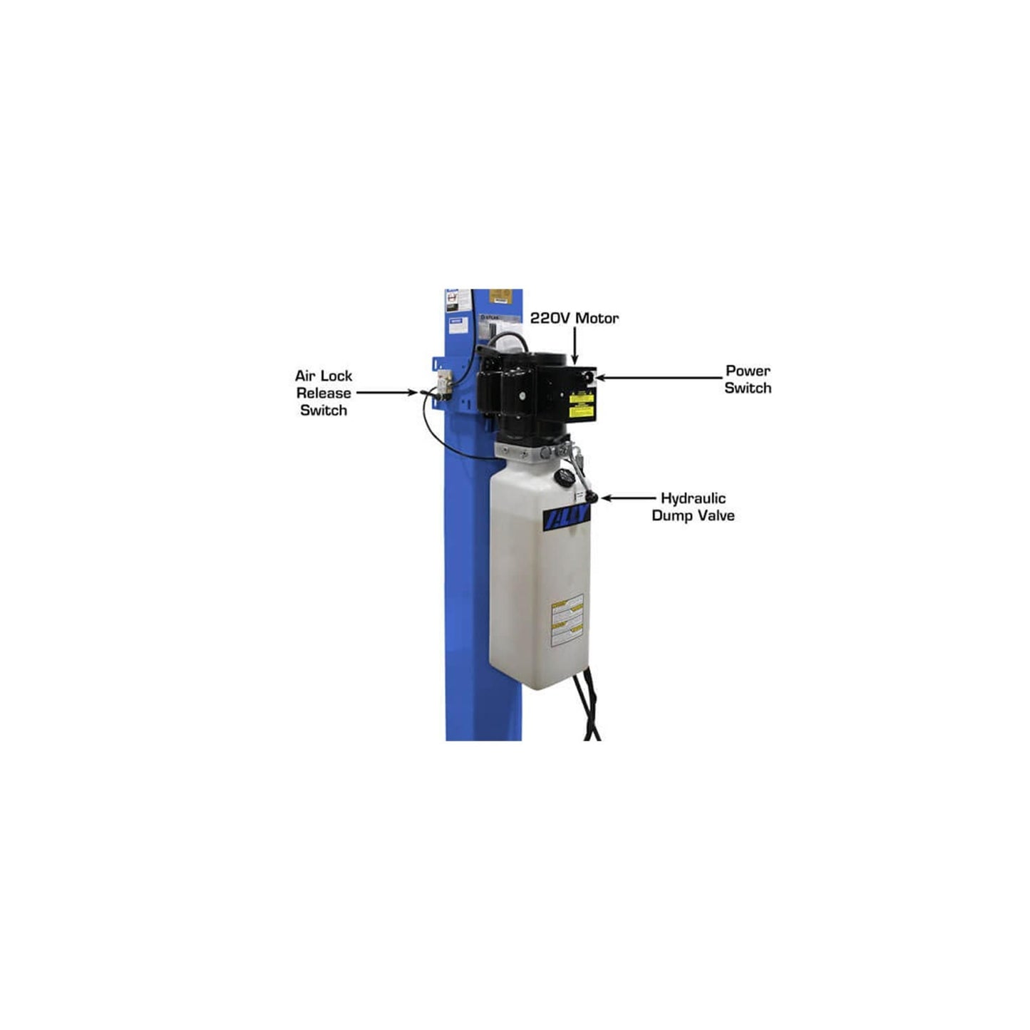 Atlas Platinum PVL14 14,000 lb ALI Certified Commercial Four-Post Vehicle Lift